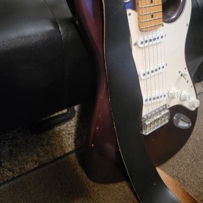 RARE FINISH USA 2002 Mocha Brown Fender Stratocaster image 6