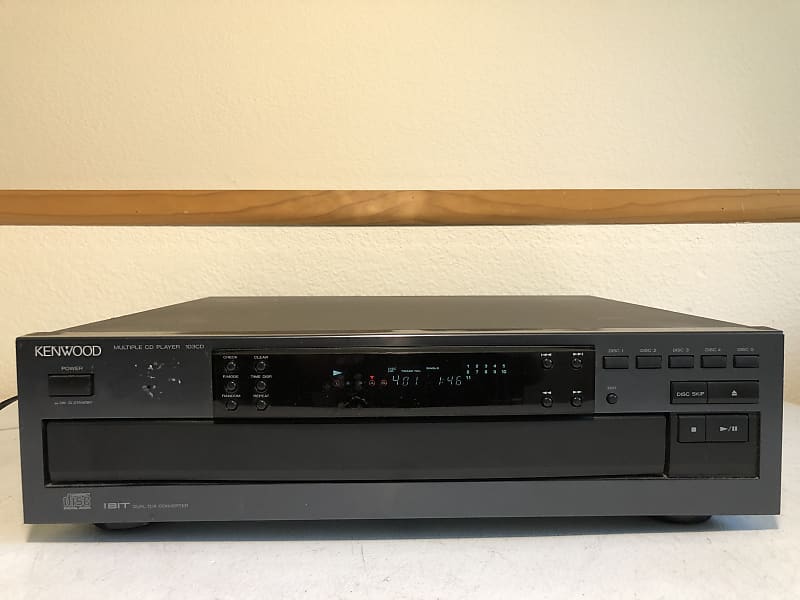 Kenwood 103CD CD Changer 5 Compact Disc Player HiFi Stereo Reverb