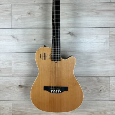 Godin 025343 A12 12-String Acoustic-Electric Guitar - Natural SG image 2