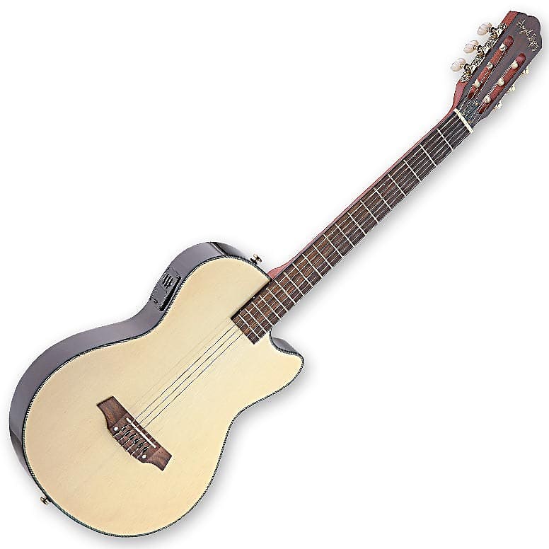 Angel Lopez Electric Solid Body Classical Guitar w/ Cutaway EC3000CN image 1