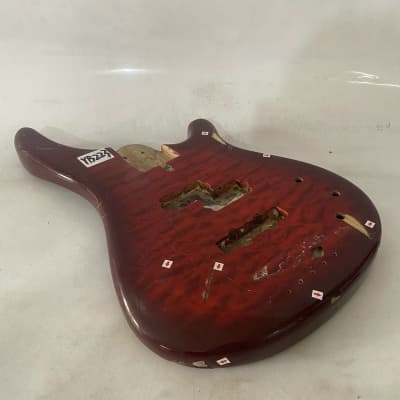 Quilted Maple Top 4 String Bass Guitar Solid Body image 3