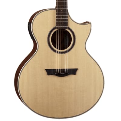 Dean Natural Florentine Cutaway Acoustic-Electric Guitar w/ Aphex image 3