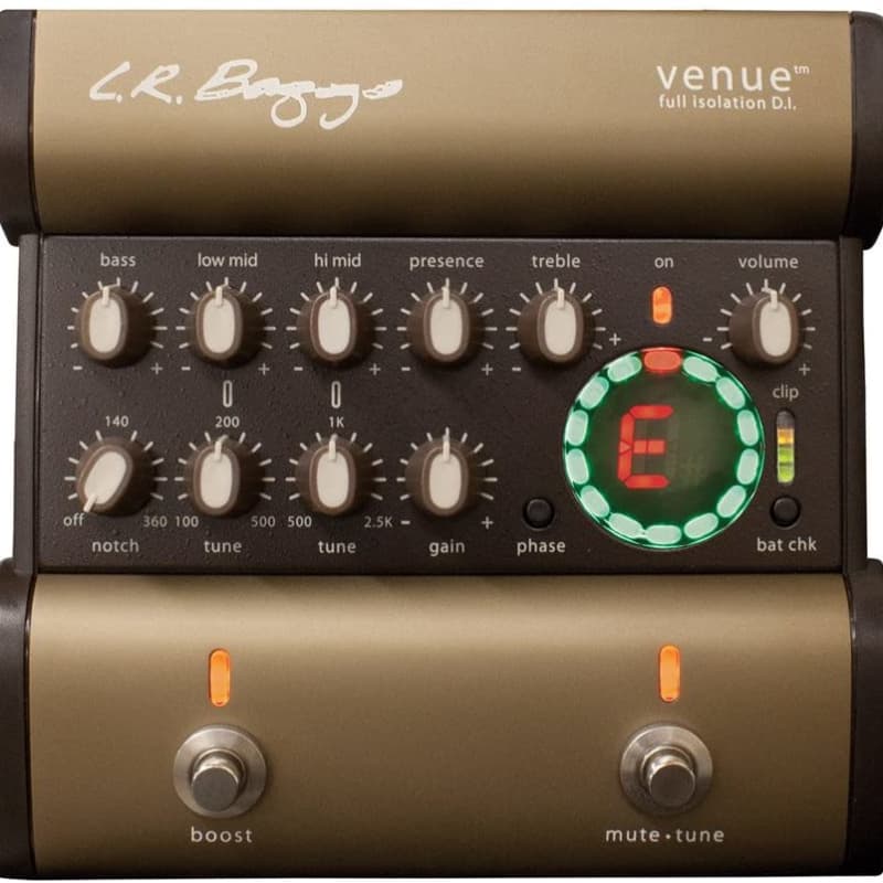 L.R. Baggs Venue DI - 5 band EQ - Notch Filter - Tuner and Boost