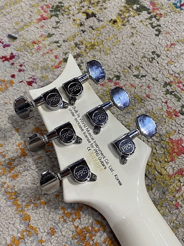 PRS SE Soapbar II in White w/ Upgraded Gibson USA Firebird