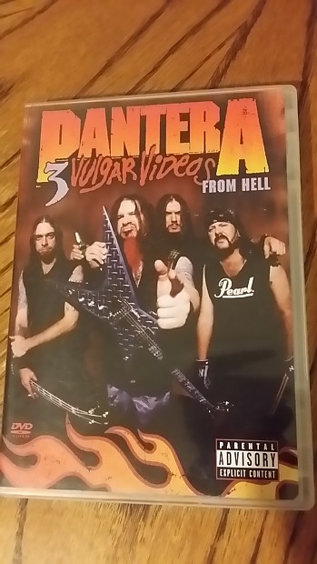 Pantera DVD's 3 Vulgar Videos from hell | Reverb