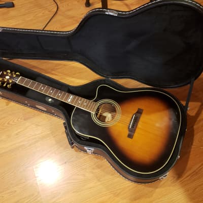 Epiphone AJ-18SCE-VS 2001 sunburst | Reverb
