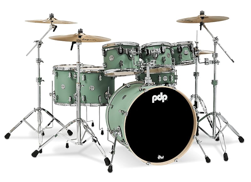 PDP Concept Maple Shell Pack 7pc - Satin Seafoam image 1