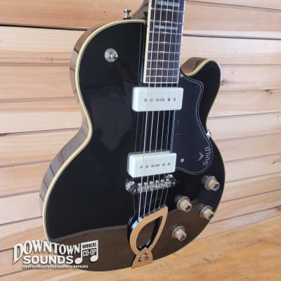 Guild M-75 Aristocrat Hollowbody Electric Guitar - Black for sale