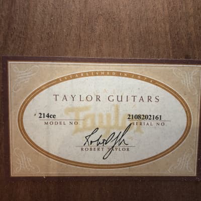 Taylor 214ce with its Special Hard Case image 6