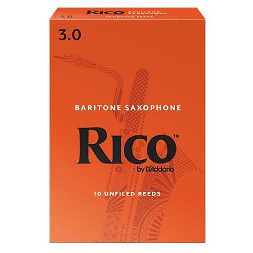 Rico Baritone Saxophone Reeds - 3 / Box of 10 image 1