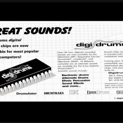 TEARS FOR FEARS / DEPCHE MODE eproms for a Linn Drum AKA LM2