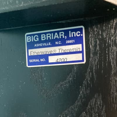 EXCELLENT VINTAGE Big Briar Bob Moog Etherwave Theremin w/Factory Supply SN:4200 *ORIGINAL OWNER* image 8