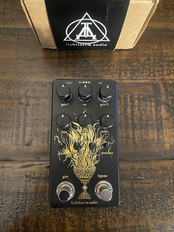 Lichtlaerm Audio Gehenna High Gain Preamp Pedal Reverb