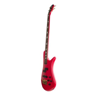 Spector Euro4 Classic Bass Guitar - Solid Red - #21NB16614 - Display Model image 8