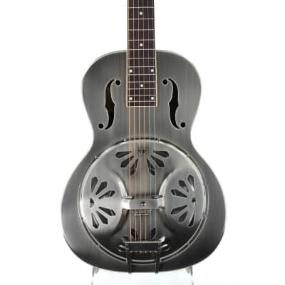 Gretsch G9231 Bobtail Steel Square-Neck A.E. Steel Body Spider Cone Resonator Guitar image 12