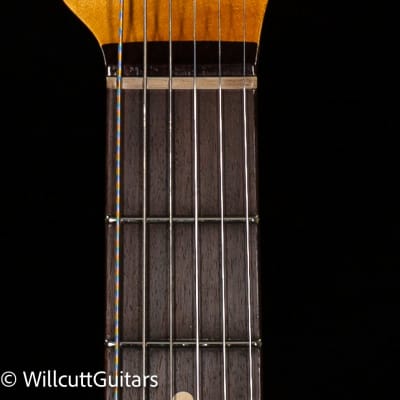 Fender Custom Shop Willcutt True '62 Stratocaster Journeyman Relic Lake Placid Blue '60 Oval C (040) image 5
