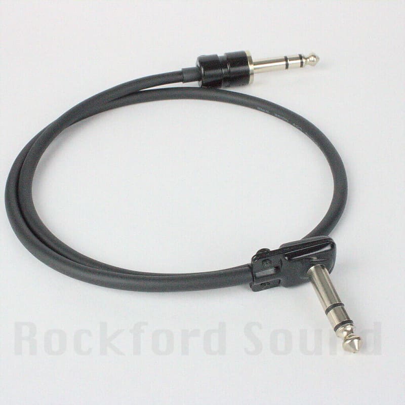 Mogami W2552 Balanced Patch Cable 8 Inch Right Angle To Reverb 1459