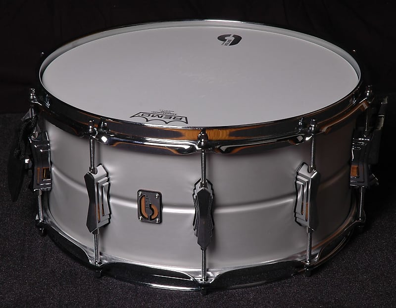 British Drum Company Aviator 14x6.5" 10-Lug Seamless Aluminum Snare Drum image 1