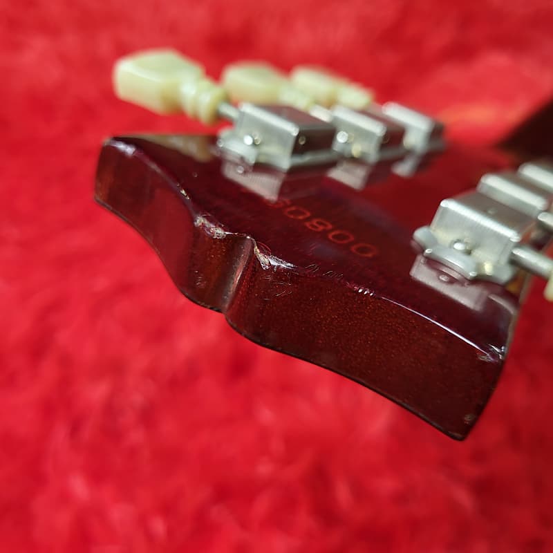 Rare Aria Pro II LS-800 Leopard Model 1980 - Cherry Sunburst