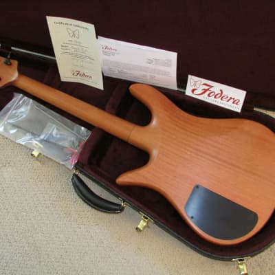2021 Fodera Custom Monarch Guitar w/OHSC & COA image 3