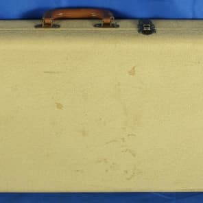 Fender Blonde Tolex & Orange Interior Jazzmaster Electric Guitar Hardshell Case 1960's image 5