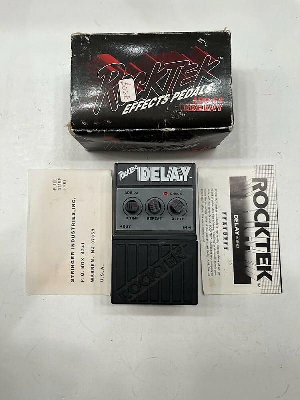Rocktek ADR-02 Delay Analog Rare Vintage Guitar Effect Pedal + Original Box image 1