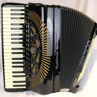 NEW Black Settimio Soprani Artist VI Piano Accordion LMMH 41 120