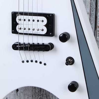 Kramer Nite-V Plus Solid Body Electric Guitar Seymour Duncan HH Alpine White image 4