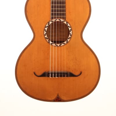 Alessandro Lybeert 1880 romantic guitar - excellent handmade Italian guitar + video! image 2