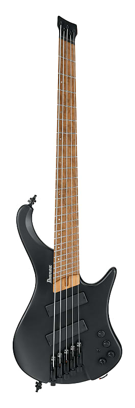 Ibanez Bass Workshop EHB1005 5-String Bass Guitar  - Black Flat image 1