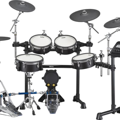 Yamaha DTX8K-X Electronic Drum Set with TCS Heads - Black Forest image 1