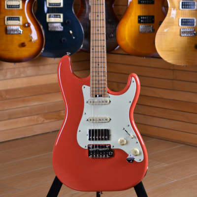 Schecter Traditional Route 66 Santa Fe HSS Sunset Red image 13