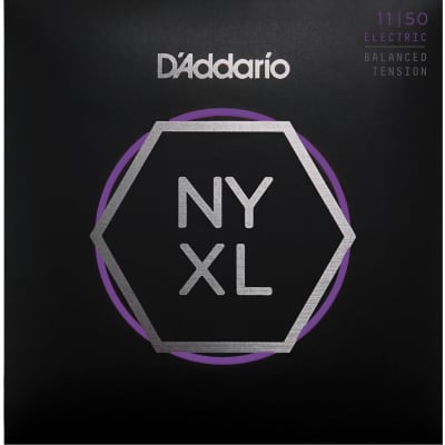 D'Addario NYXL1150BT Nickel Wound Electric Guitar Strings, Balanced Tension Med image 1