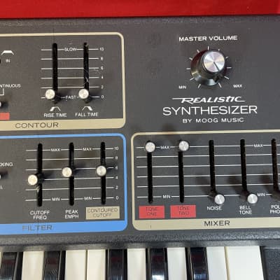 Vintage 1981 Moog / Realistic Concertmate MG-1 Analog Synth Synthesizer Keyboard image 5