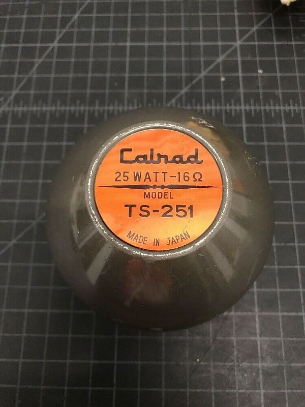 Calrad 25 Watt Model TS-251 Driver Unit In Great Condition  			