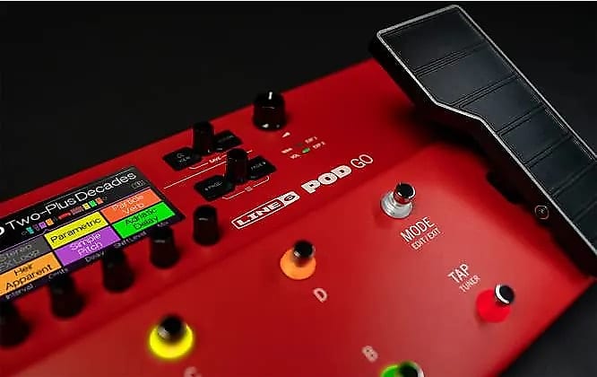 Line 6 POD GO Multi-Effect and Amp Modeler Limited Edition 2022 - Red