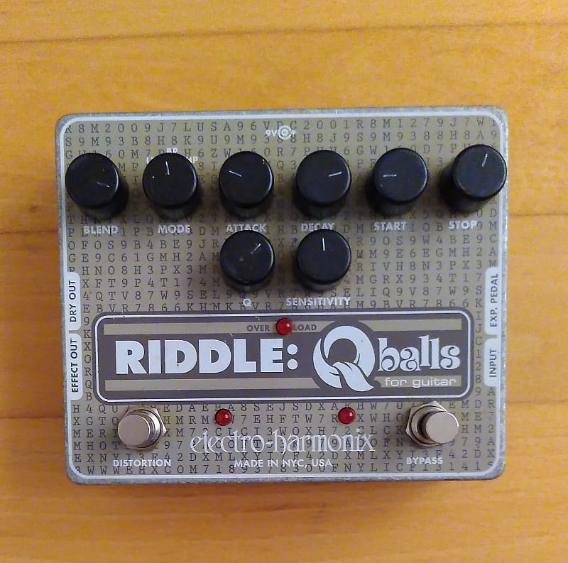 electro-harmonix RIDDLE: Qballs エレクトロー Electro-Harmonix Riddle: Q Balls Envelope Filter For Guitar | Reverb