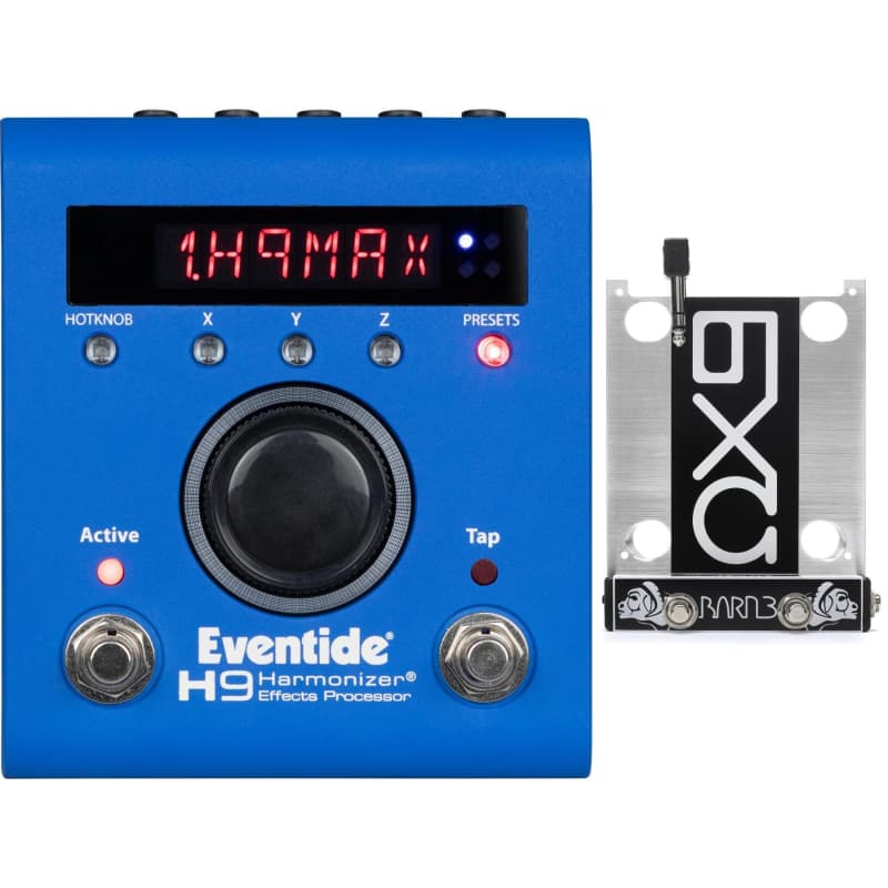 Eventide H9 Max w/ Barn3 OX9 Auxiliary Switch & Power Adapter 