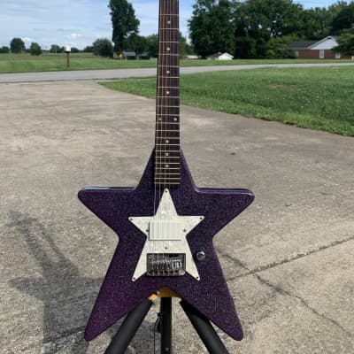 Daisy Rock Star Purple Sparkle Electric Guitar RARE First