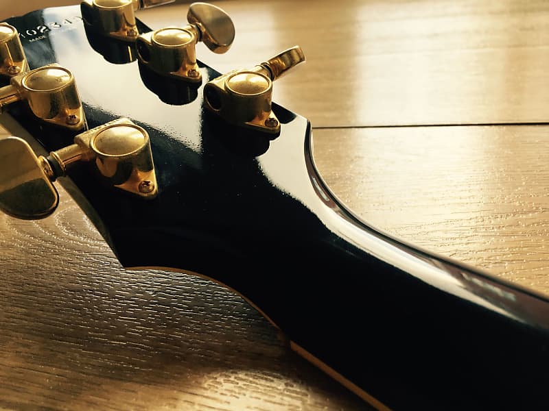Epiphone Rare Japanese FujiGen Les Paul Custom Ebony Open