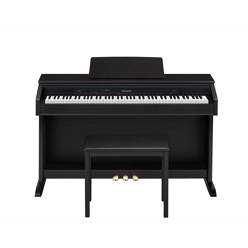 CASIO電子ピアノ セルビアーノ AP-250 Casio AP250 Celviano Digital Piano Black with Bench | Reverb