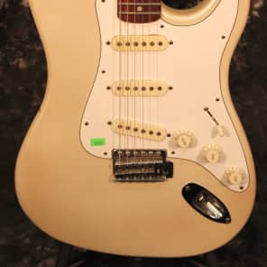 1980's Hondo H76 Strat Style Electric Guitar White Pearl