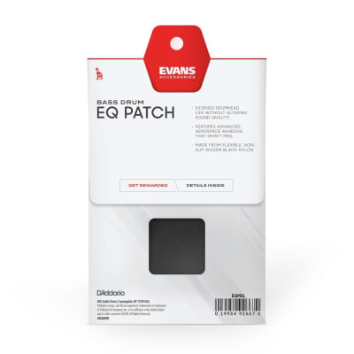 Evans EQ Pedal Patch (Single Black Nylon) image 3