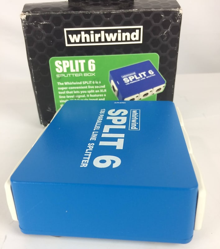 Whirlwind SPLIT 6 1x6 Line Level Parallel Splitter