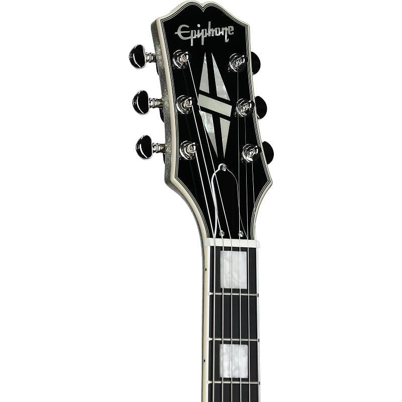 Epiphone Exclusive SG Custom Electric Guitar, Silver Sparkle