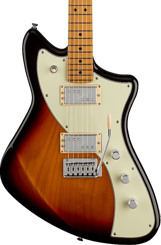 Fender Player Plus Meteora HH Electric Guitar. Maple Fingerboard, 3-Color Sunburst image 1