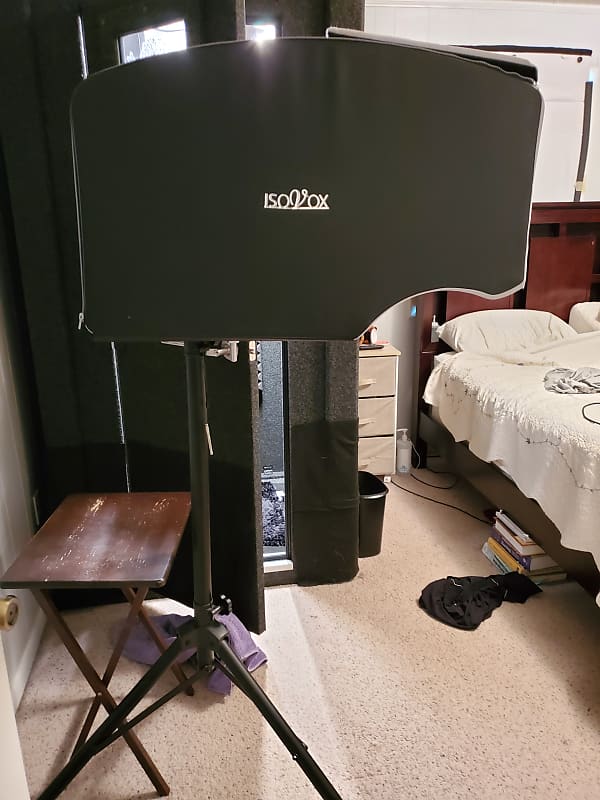 Isovox ISOVOX 2 Midnight Portable Recording Booth plus stand | Reverb