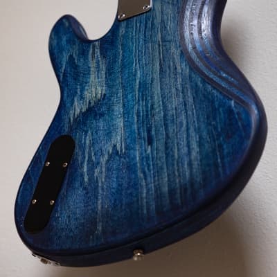 Swanky blue TR-70 PJ bass (custom refinish) image 15