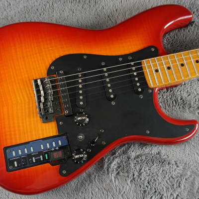 Casio PG-300 Refurbished MIDI Guitar 1980s - Red Burst image 6