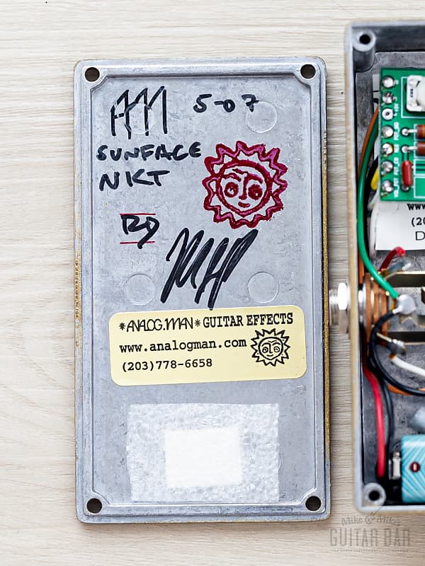 2007 Analog Man Sun Face Germanium Fuzz Effects Pedal NKT275 | Reverb